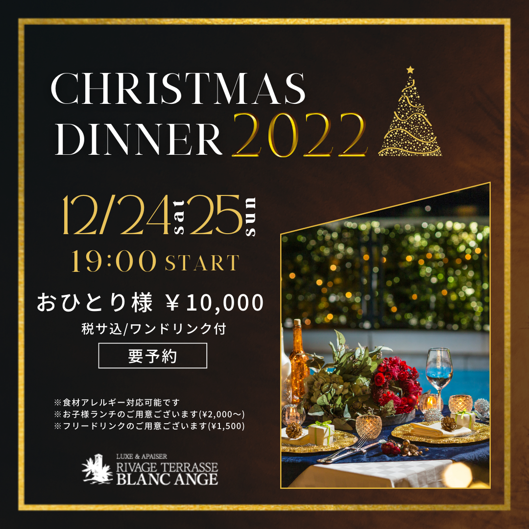 徳島県で人気の料理がおいしいクリスマスディナー